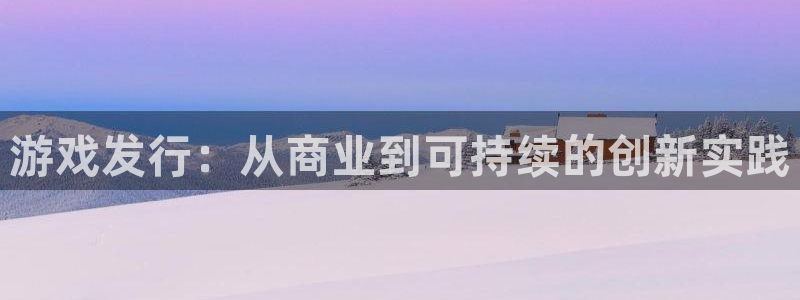 pp电子子文化是干什么的：游戏发行：从商业到可持续的创新实践